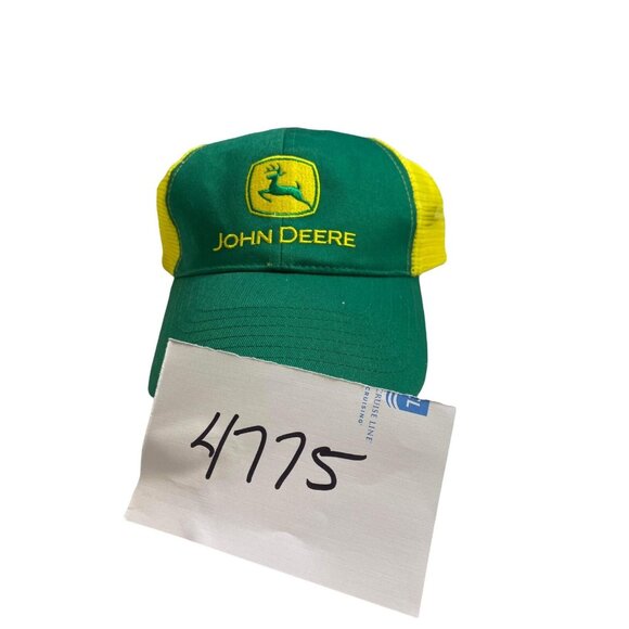 #4775 Vintage Adjustable John Deere baseball cap green yellow - Picture 6 of 6